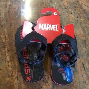 Boys Spider Man Sandals  Brand New Sz 9